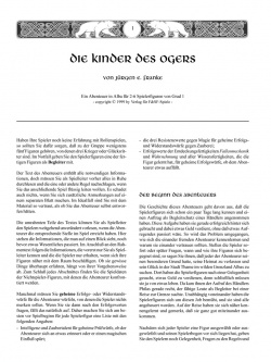 Titelseite Die Kinder des Ogers, 1. Auflage