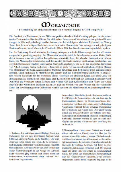 Datei:Titelseite Moranmuir - Beschreibung des albischen Klosters.png