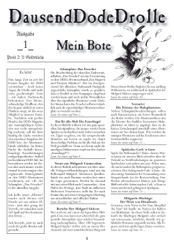 Cover DDD - Mein Bote 1