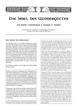 Titelseite Insel des Widdergottes, 2. Auflage